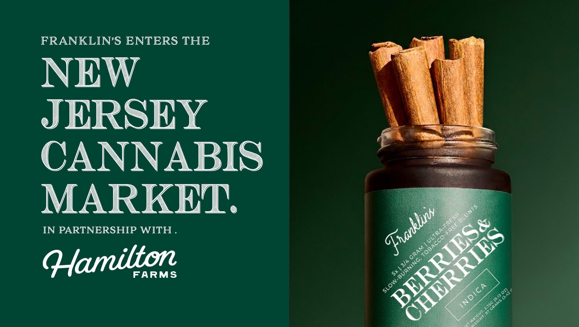 Franklin’s, Enters New Jersey Market Through Partnership with Hamilton Farms