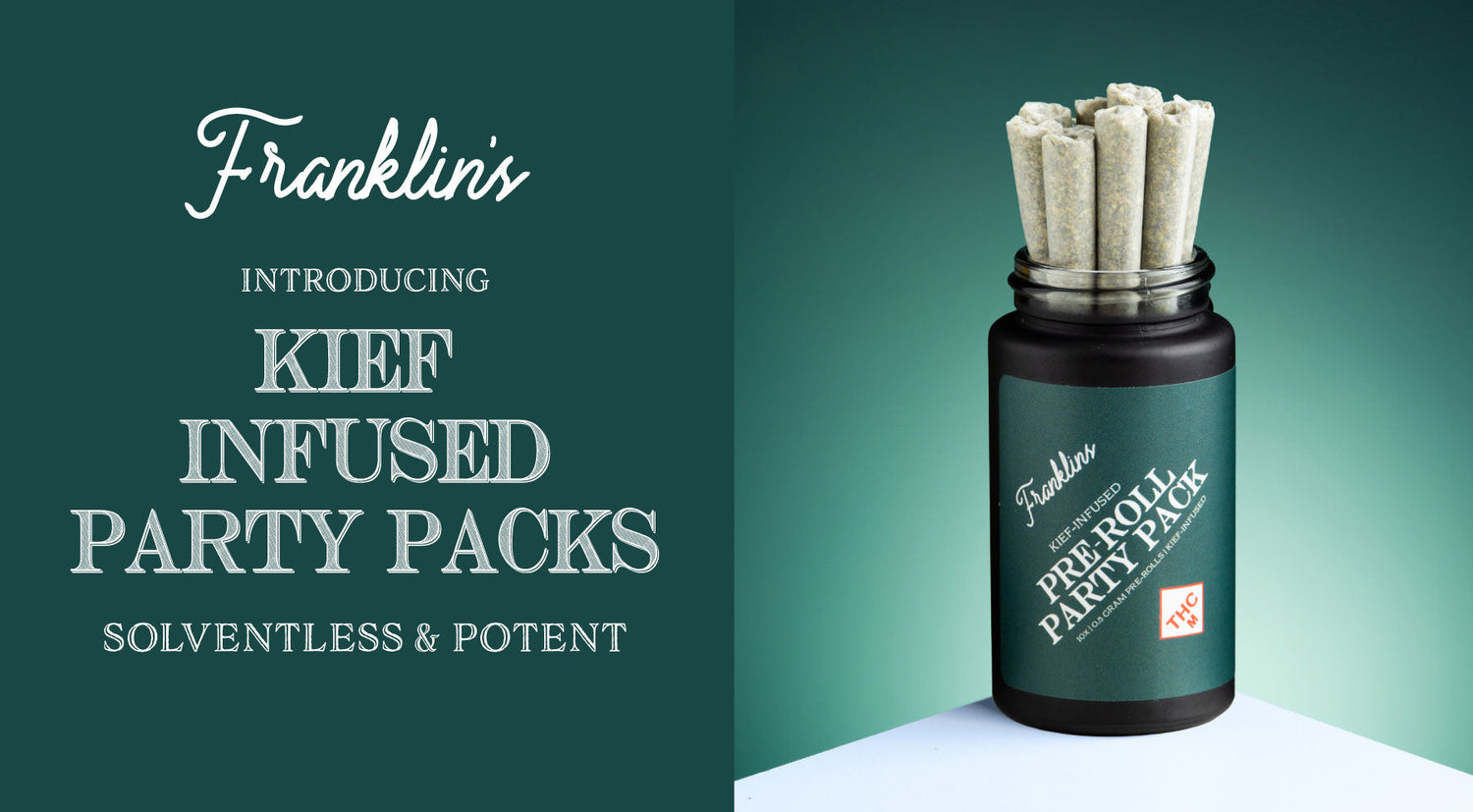 Franklin’s Launches New Ultra-Premium Kief-Infused Party Packs
