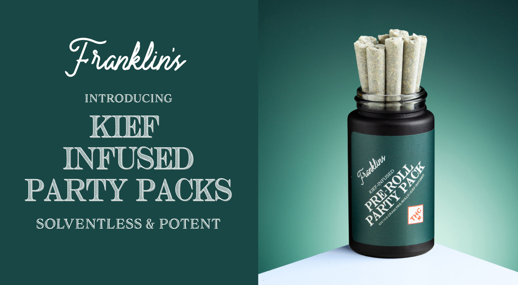 Franklin’s Launches New Ultra-Premium Kief-Infused Party Packs